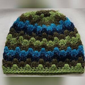 Multicolor Kids Crochet Beanie